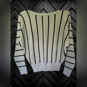 Philosophy Striped Long Sleeve Sweater